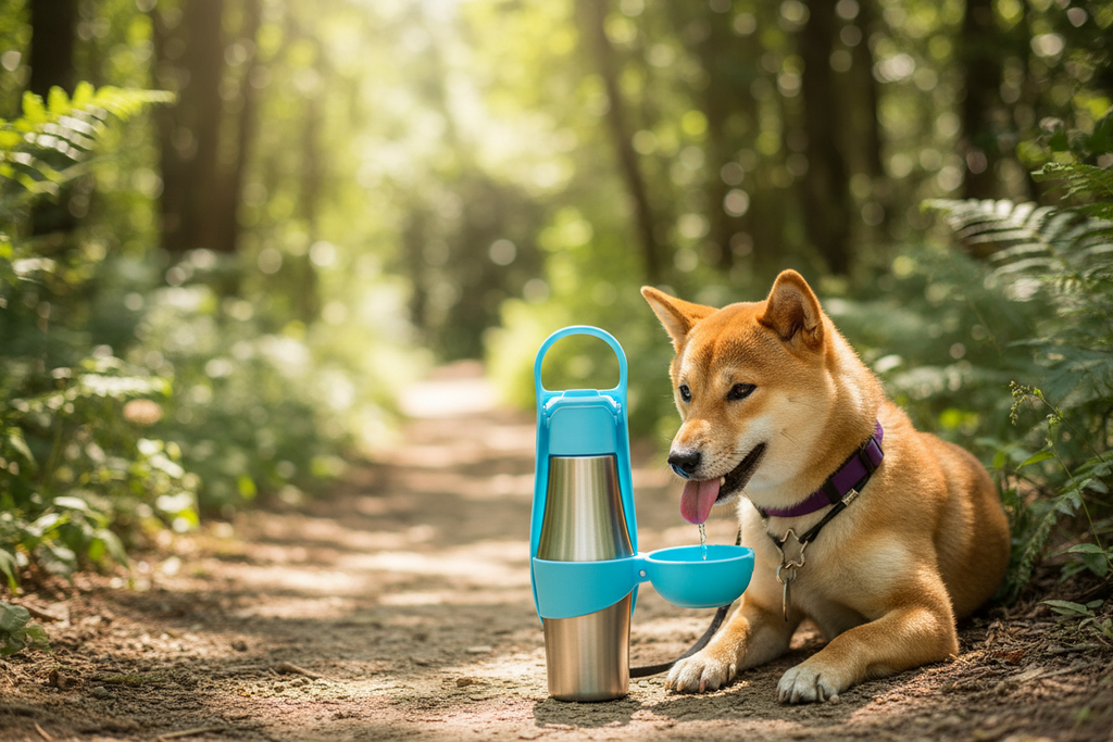 New Portable Pet Dog Water Bottle with Soft Silicone Design